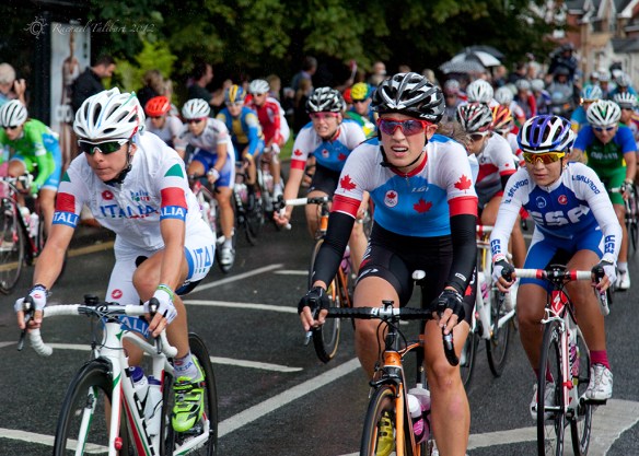 Canadian rider in women's Olympic road race
