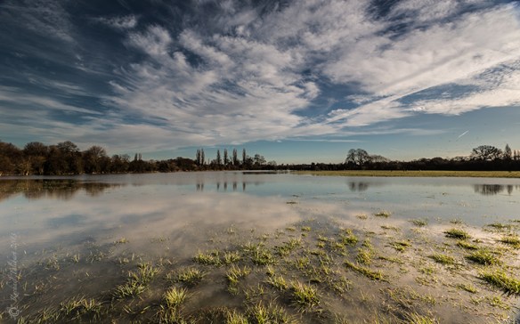 Desborough Island flooded 2