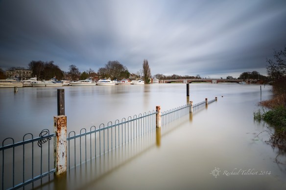 Flooding at Hampton Court